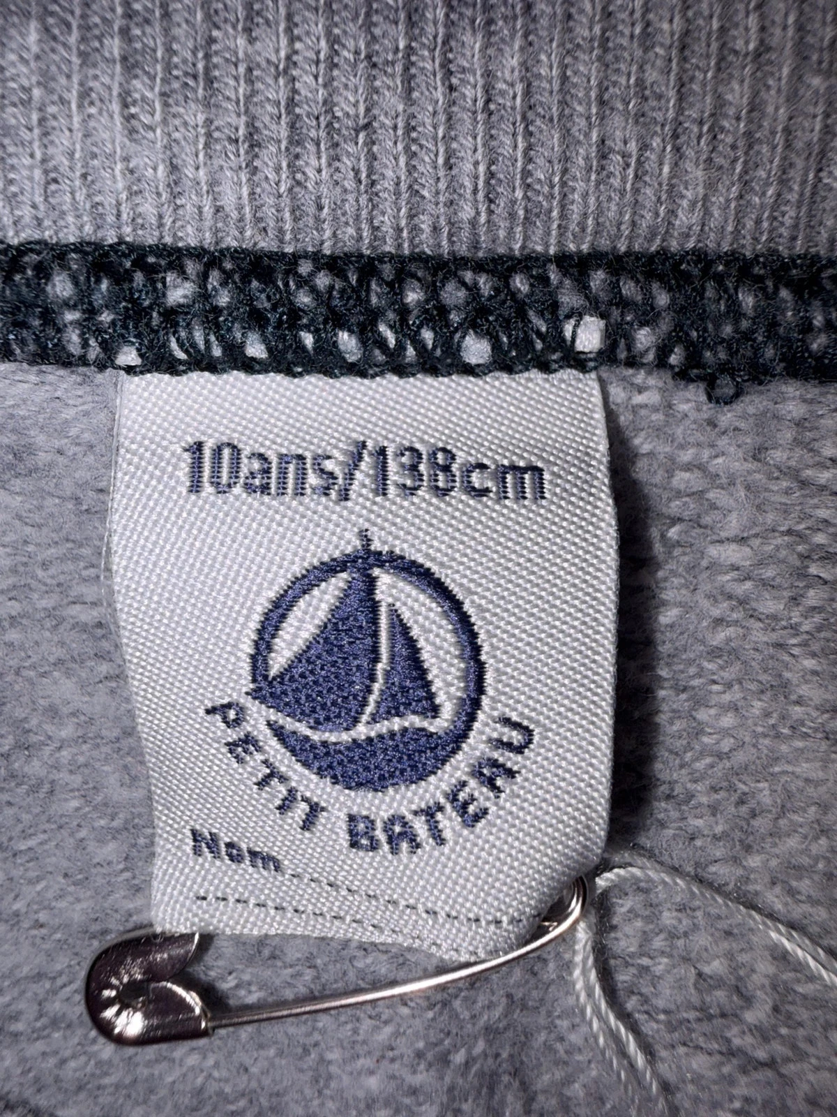 Boy's Petit Bateau sweatshirt, size 10 years – photo 6